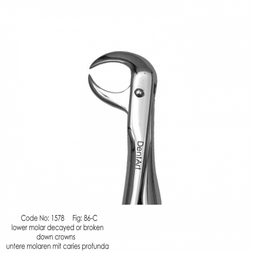 Extraction Forceps. Fig No.86 C - UK Type